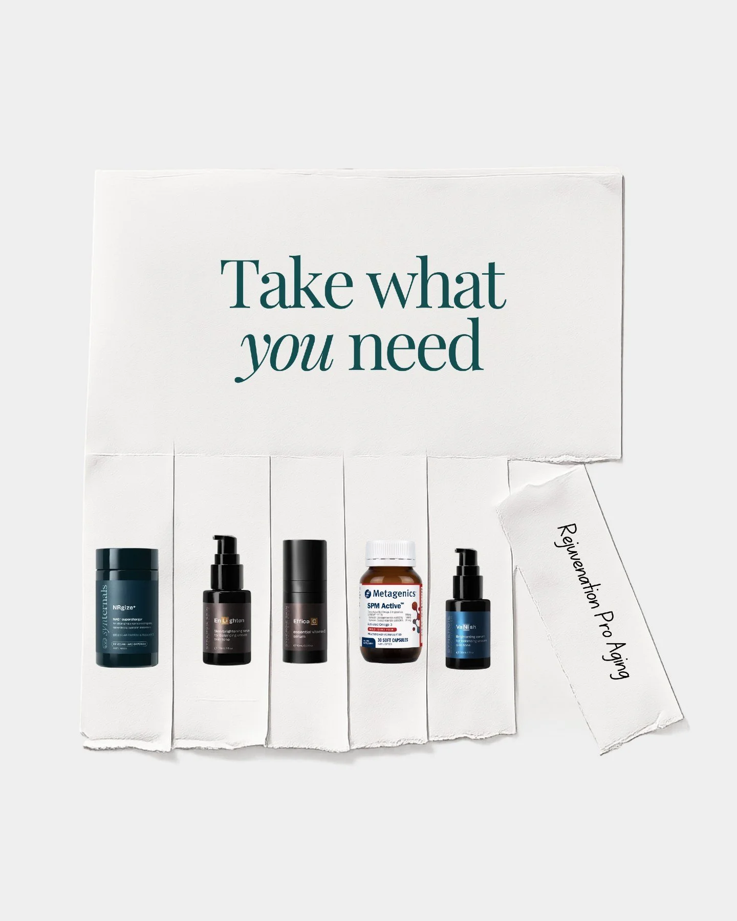 Take what you need.

This April we're focusing on Rejuvenation, and that looks a little different for everyone. Whether it's supporting your skin from the outside or nourishing your body from within, we've got something for you.

Here's what we're lo