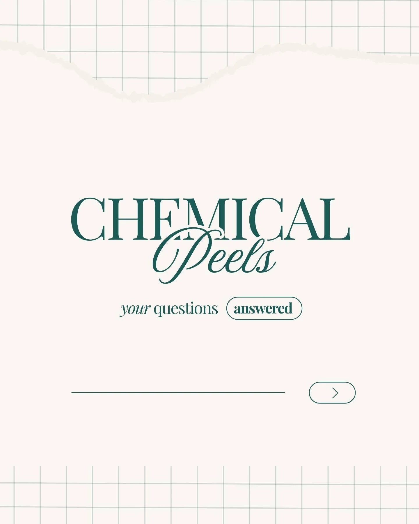 Can we clear something up about chemical peels? 

Because we know the name alone can sound a little intimidating &mdash; and we hear so many misconceptions about them that we wanted to set the record straight, straight from our clinic.

The truth is,
