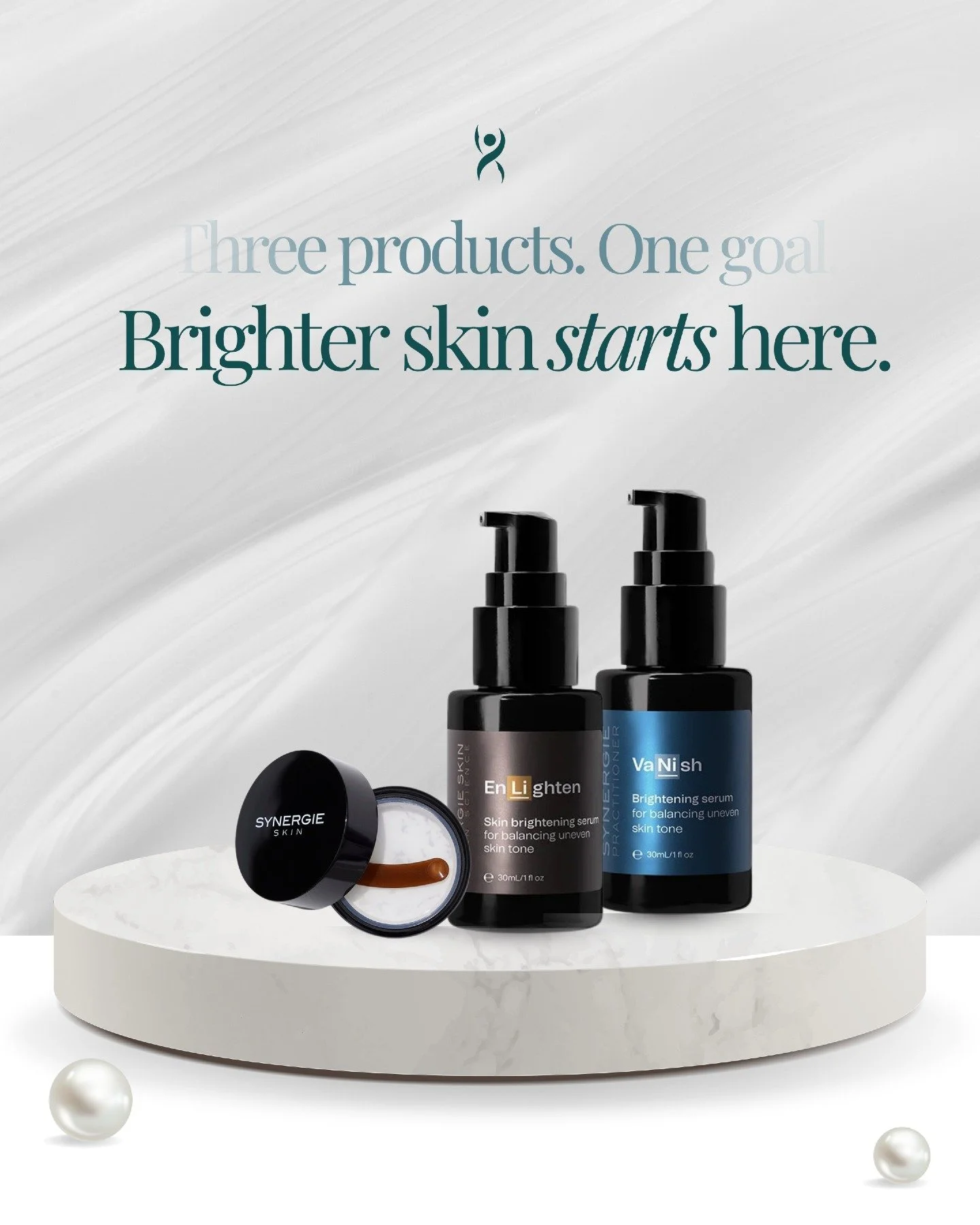 Struggling with pigmentation or uneven skin tone? These three might be worth knowing about. 👇

VaNish
This one is a bit of a cult favourite in the clinic. It's a practitioner-only brightening serum, so you'll need to come in and see us first &mdash;