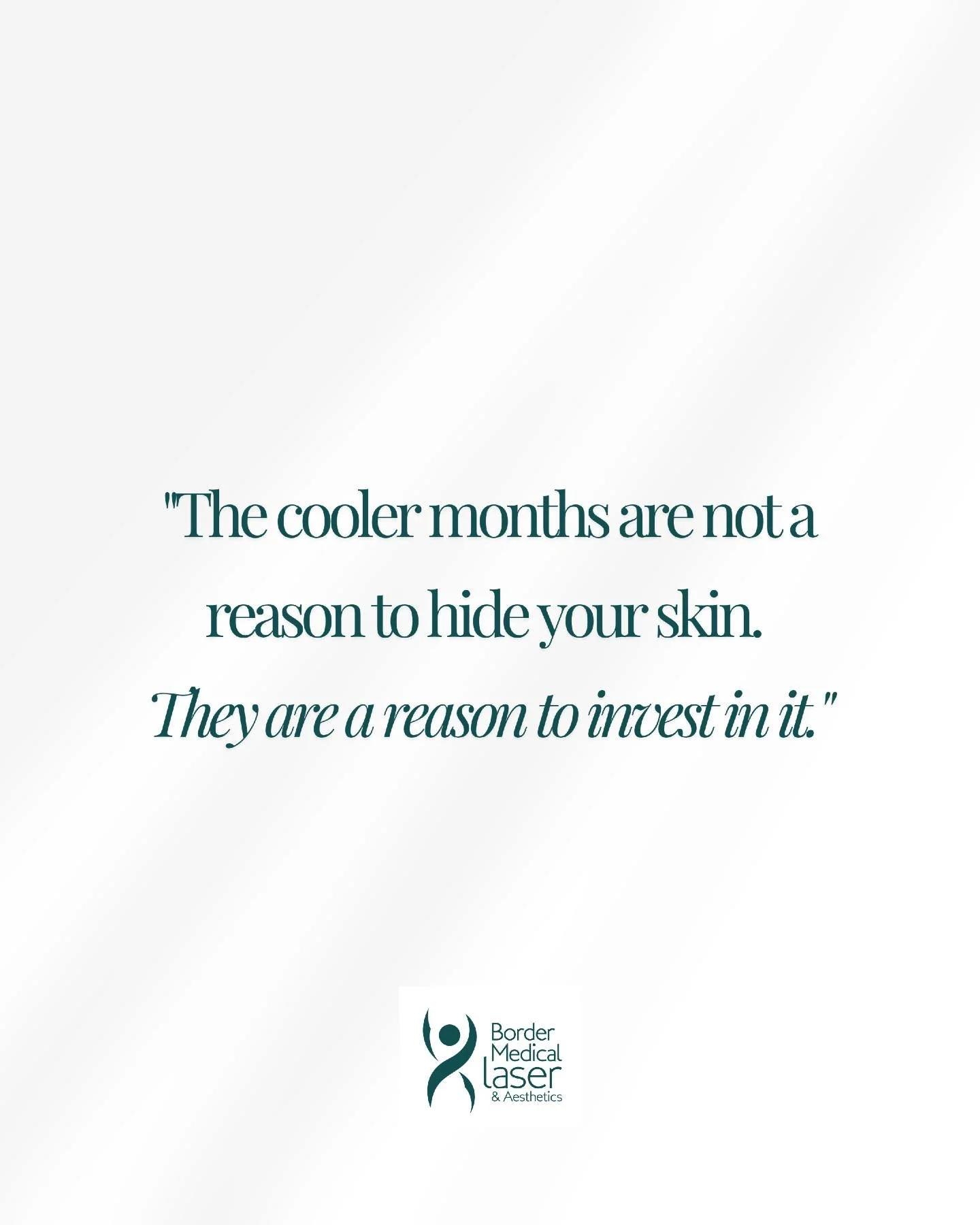 As we move into the cooler months, it is actually one of the best times of year to focus on your skin health.

Lower UV levels, more time indoors and easier post-treatment care make autumn and winter a genuinely good window for laser treatments, skin