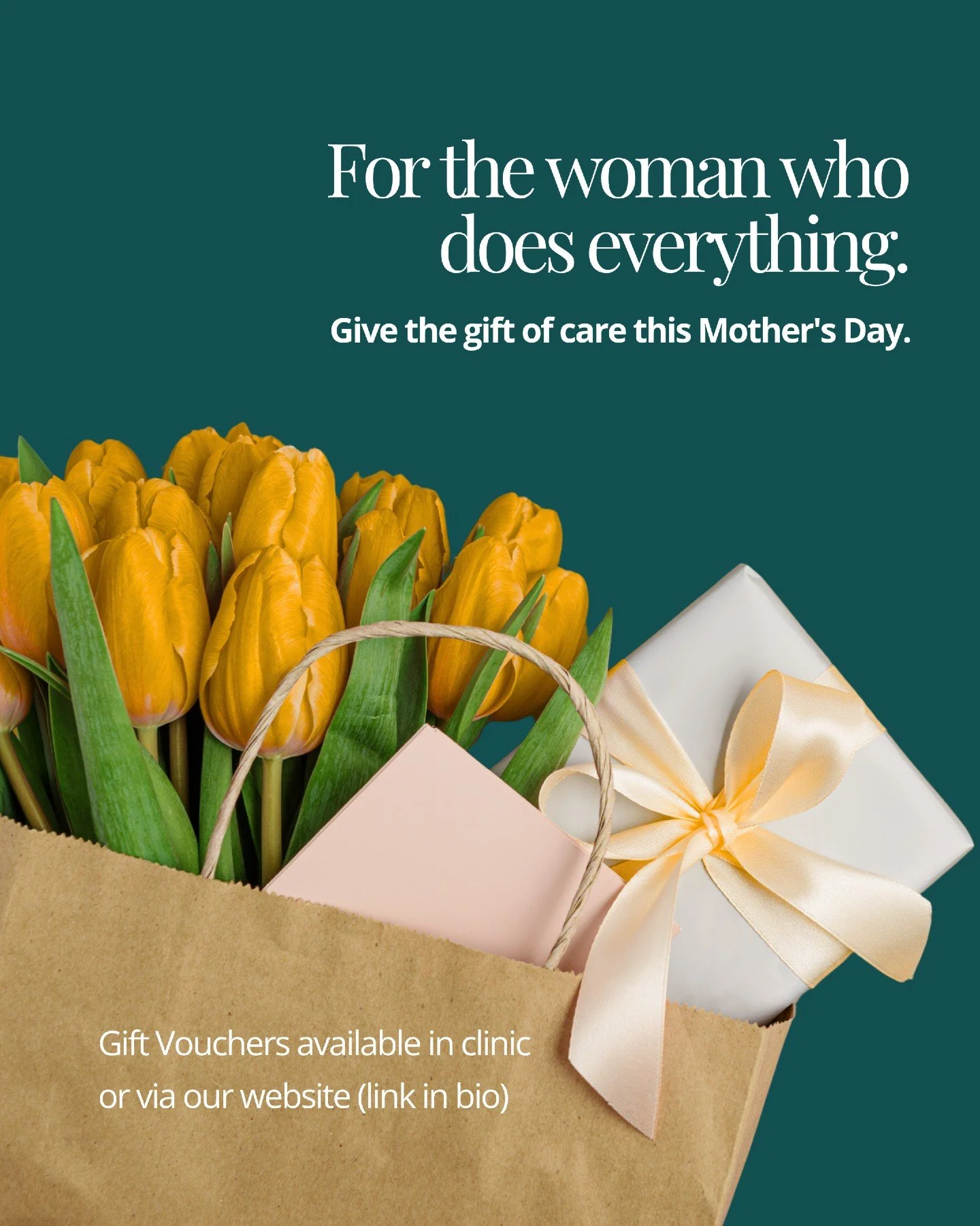 Mother's Day is coming up on Sunday 10th May, and if you are looking for the ultimate gift of care, we have got you covered.
A BMLA gift voucher gives the women in your life the freedom to choose exactly what they need &mdash; whether that is a skin 