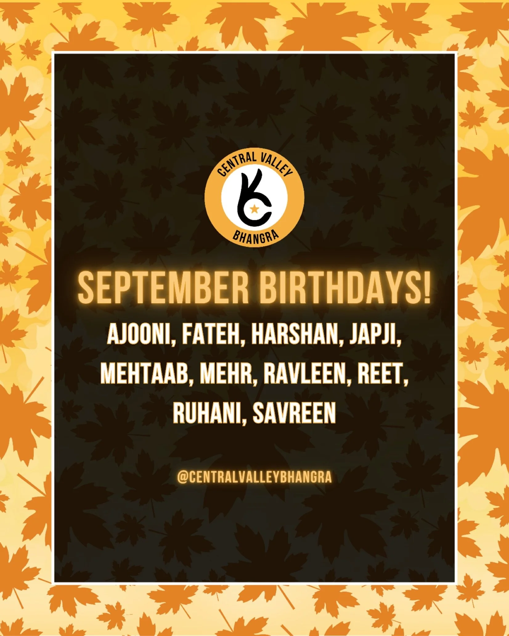 September brought some special days for our students! 💛🍂

We&rsquo;re grateful to celebrate each of you and the energy you bring to our academy! Here&rsquo;s to another year of growth, fun, and making memories together.

HAPPY BIRTHDAY! 🎂

#Centra