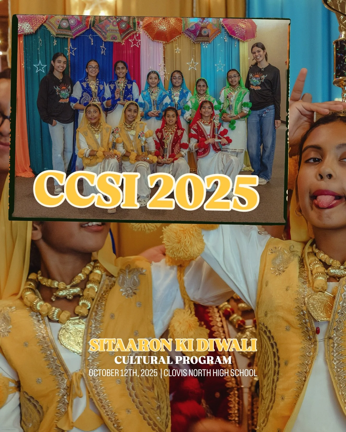 ✨ Sitaaron Ki Diwali 2025 ✨

So much love for Bhangra and our community! Our kids had an amazing time performing and celebrating together at Clovis North High School.
A big thank you to @ccsifresno for hosting such a beautiful event that brings our c
