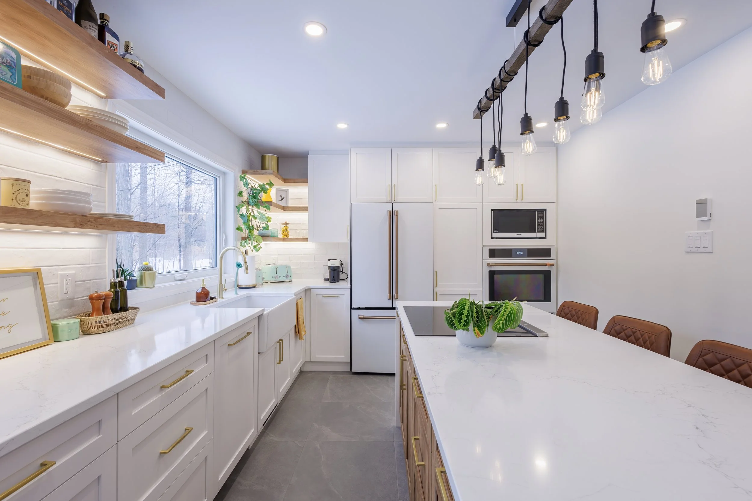 Renovación de cocina y comedor en Gatineau