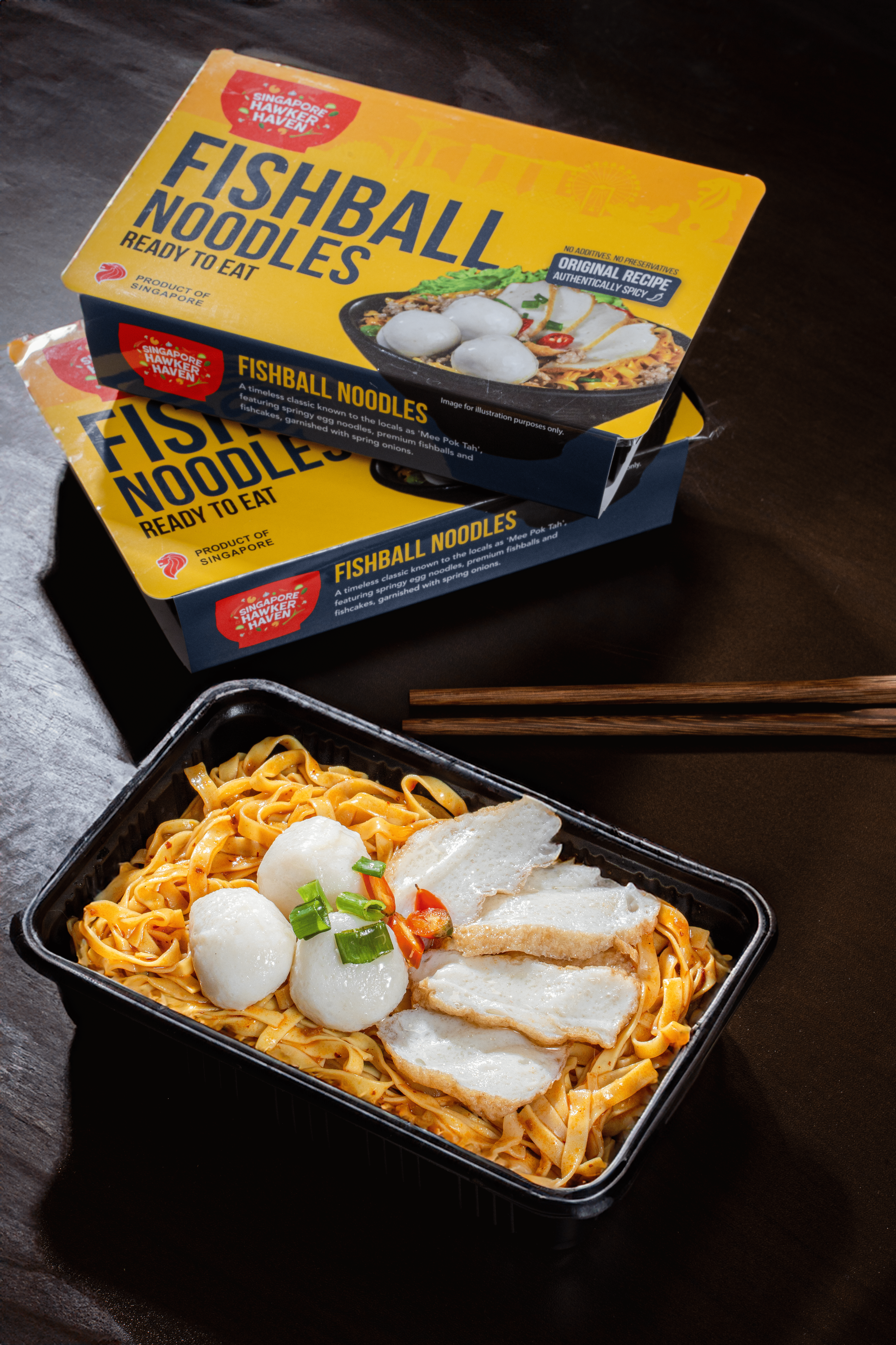 fishball noodles, singapore hawker, fishball, singaporean