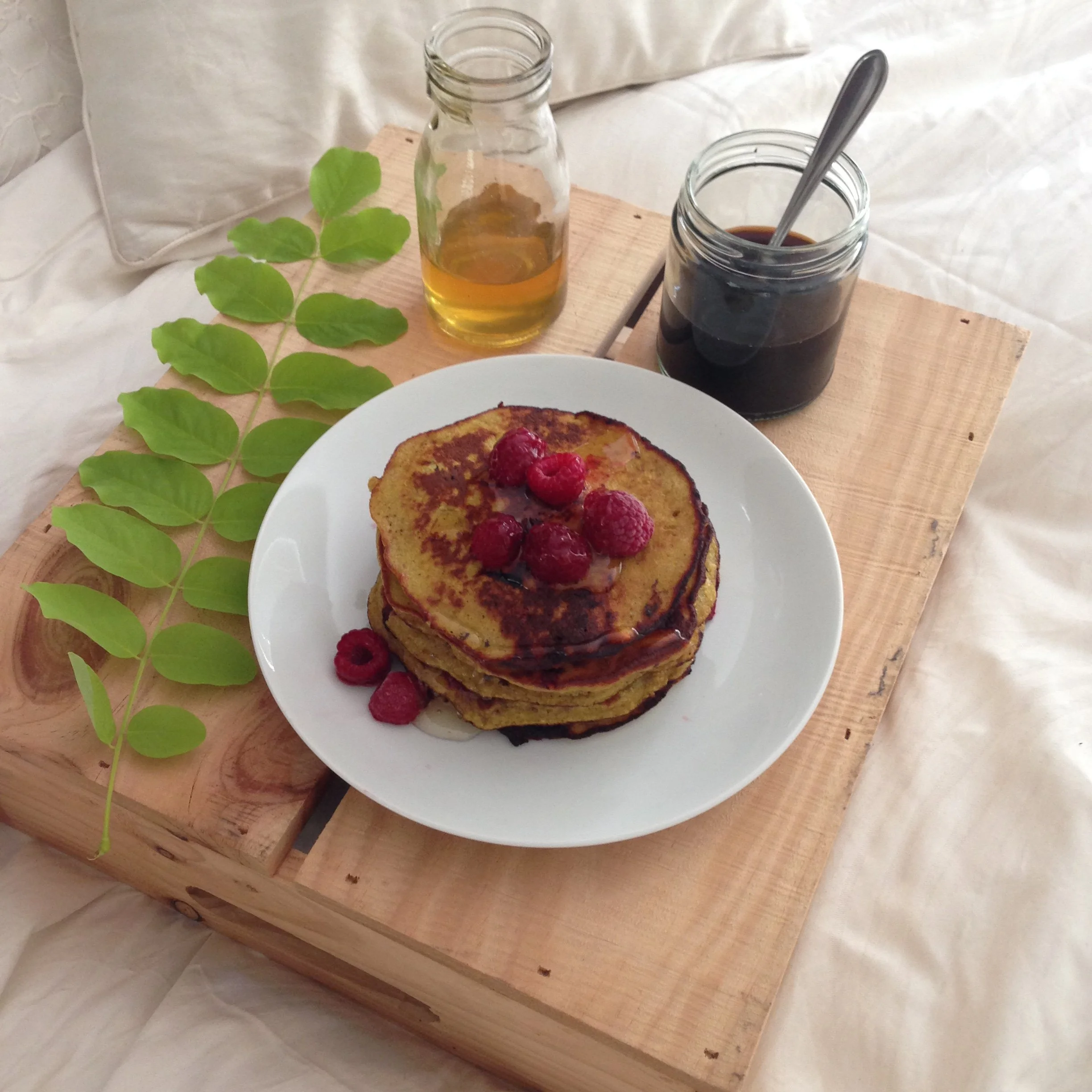 Banana Turmeric Pancakes