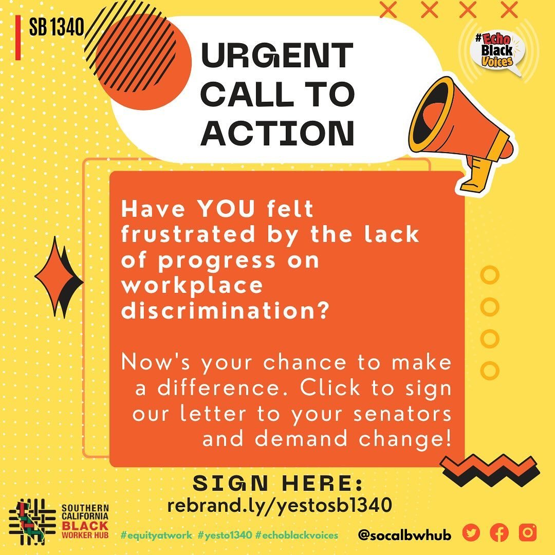 Black workers are still being faced with anti-Blackness and discrimination in the workplace daily. And even though there are Federal and state protections for protected classes, enforcement of these protections is not happening! Together, we&rsquo;re