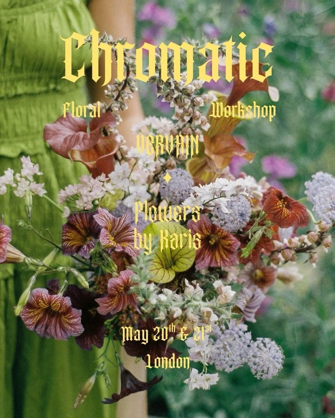 Just going to keep shouting this workshop from the rooftops because we are SO EXCITED 

Join me &amp; @vervainflowers in London this spring 

Local flowers, two days all about color theory &amp; how to apply it to your designs 

Sign up or just learn