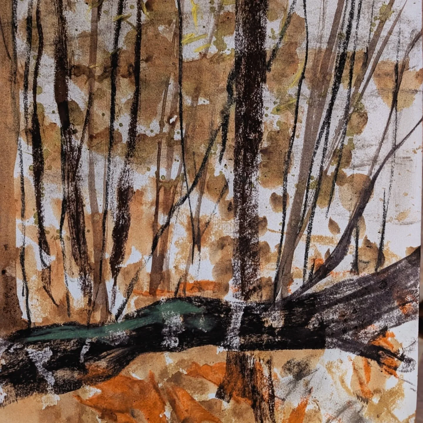 Love my forest family! Just what I needed today, thank you @michellegoggiart for pulling us all together 💚