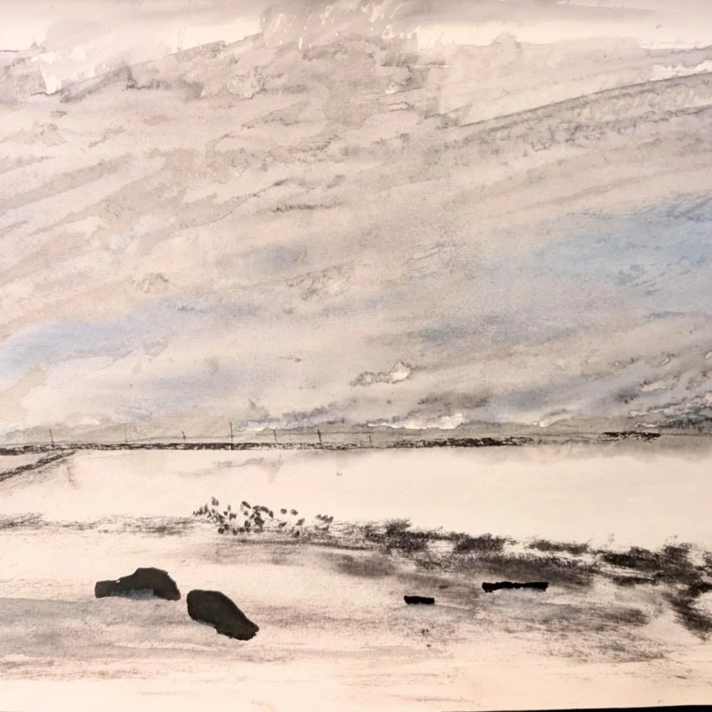 En plein air rock studying 🖤