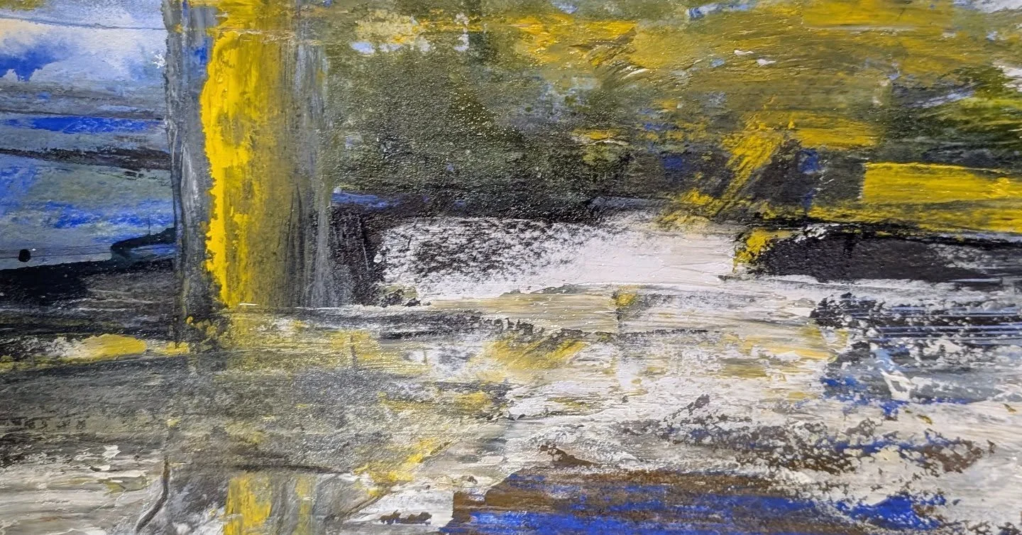 Throughout December I am trying something new.. I'm part of the @samboughton Wild at Art community (I can't recommend it enough) and each month we build on the month before. This month we are losing the horizon, playing, freeing up, and I am out of m