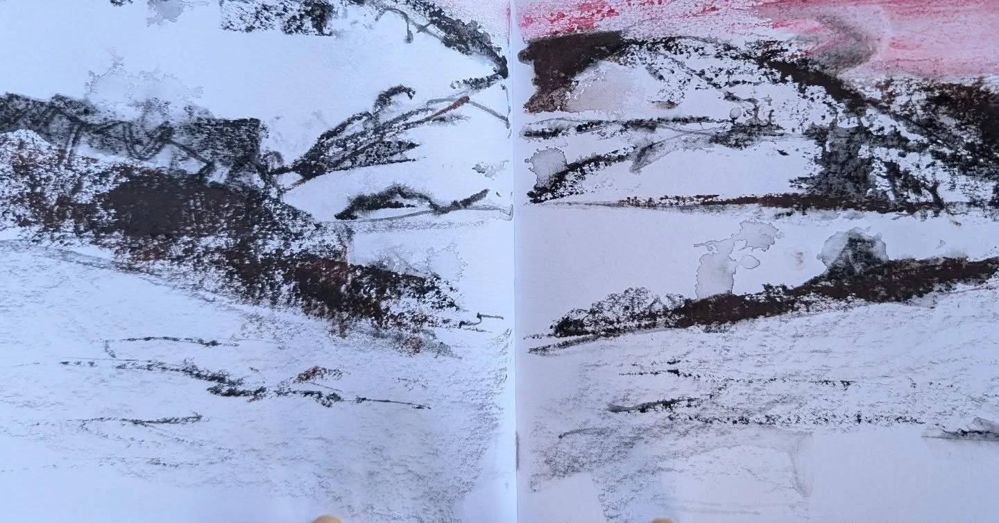 My sunrise walk in Wales. So beautiful, very cold. Last night the owls were calling as the moon rose. See story for animal photos &hearts;️