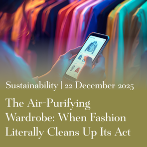 The Air-Purifying Wardrobe: When Fashion Literally Cleans Up Its Act