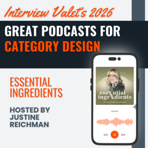 Essential Ingredients Hosted by Justine Reichman Recognized Among 20 Must-Listen Category Design Podcasts
