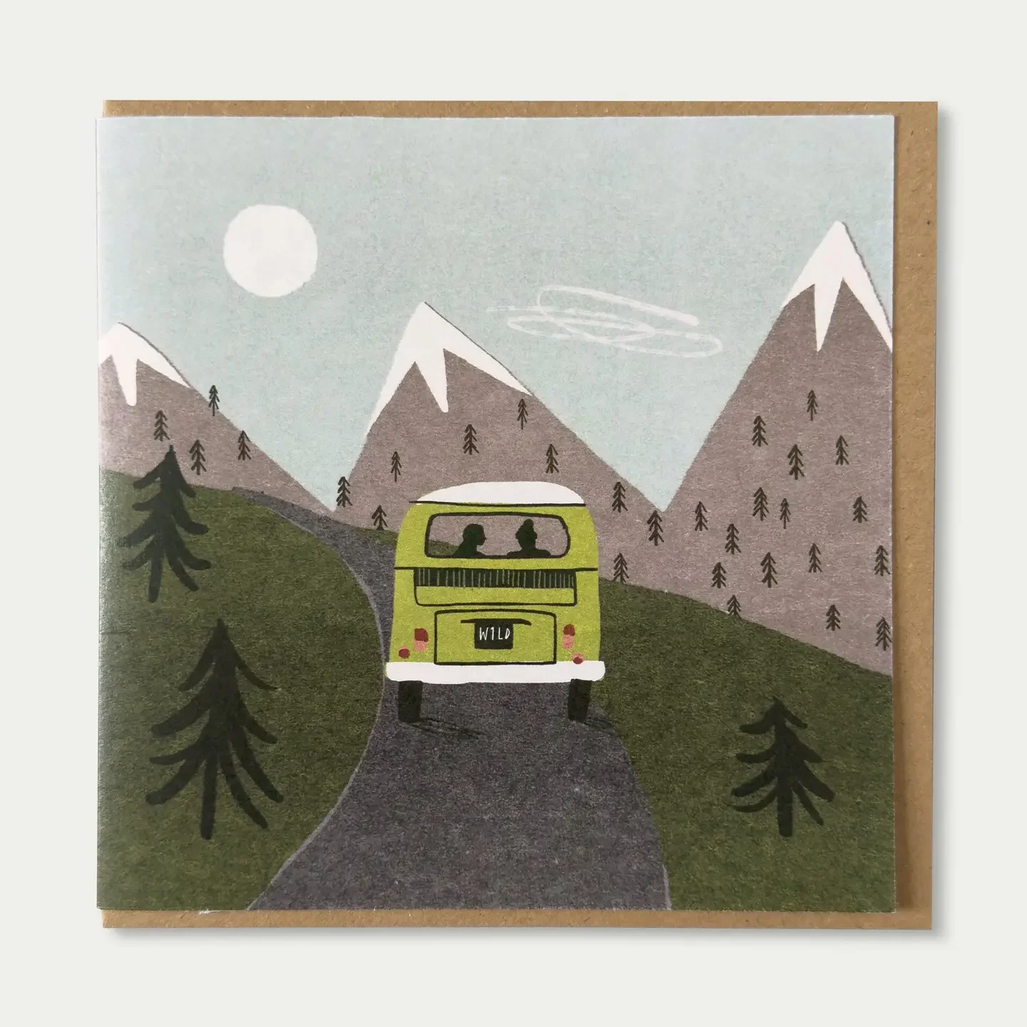 Campervan Road Trip Greetings Card