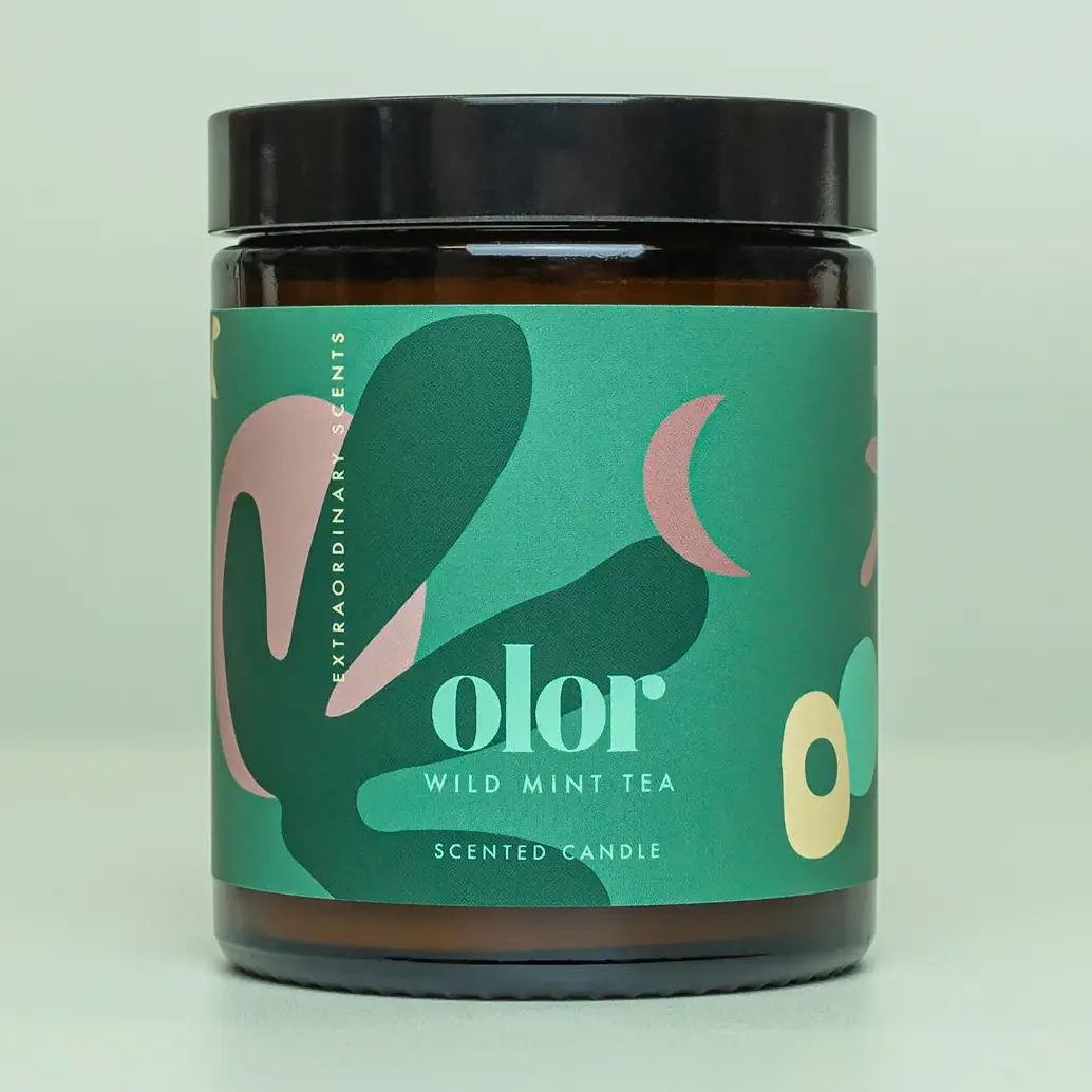 Olor Wild Mint Tea Jar Candle