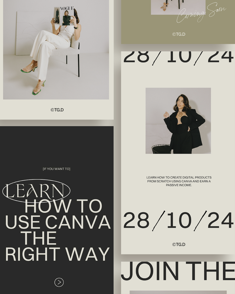 Tina Ghazi social media templates