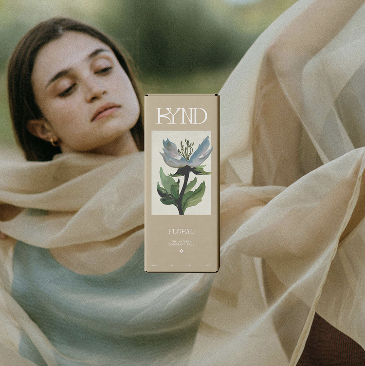Kynd beige packaging
