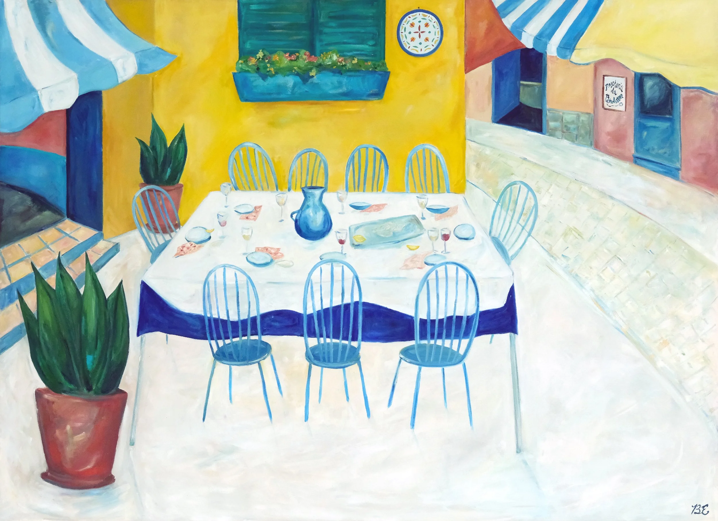 'Piazza Porta Carini'
Oil on canvas, 180x130cm
2026
(sold, but available as signed print from www.toomanyprints.com)