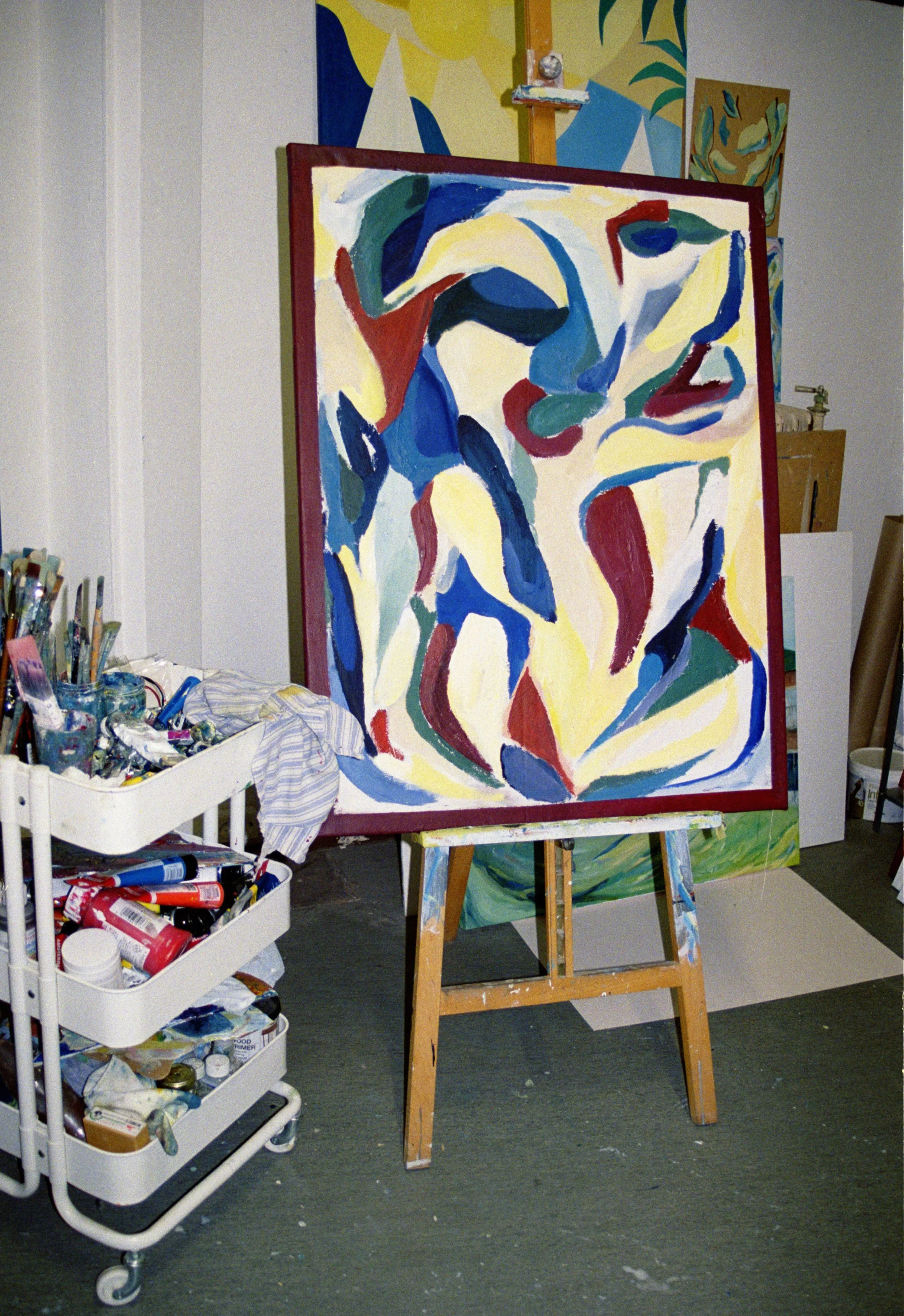 'Bunifazio'
Mixed paint on canvas, 100x80cm
2026