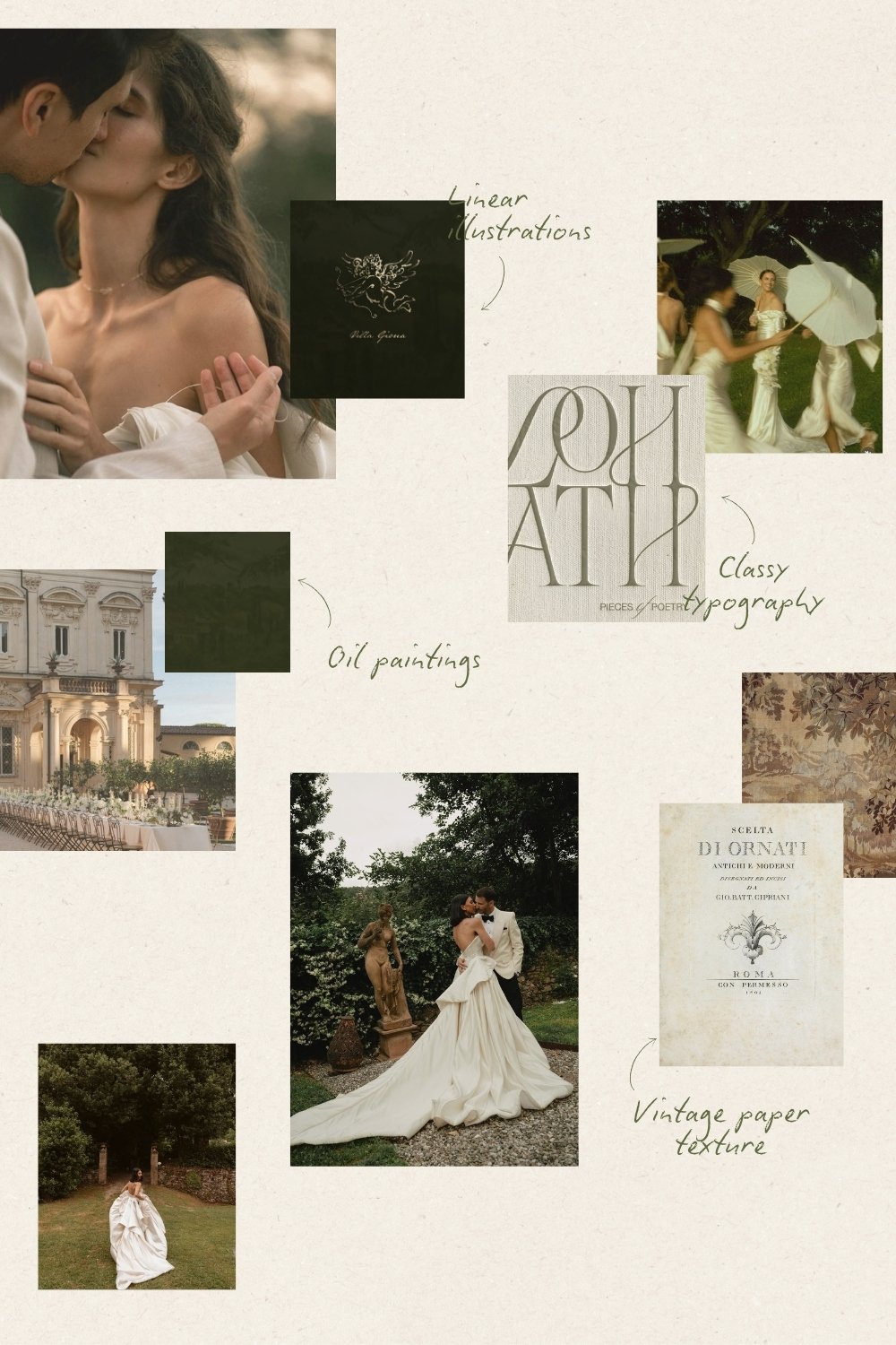 Italian wedding website design