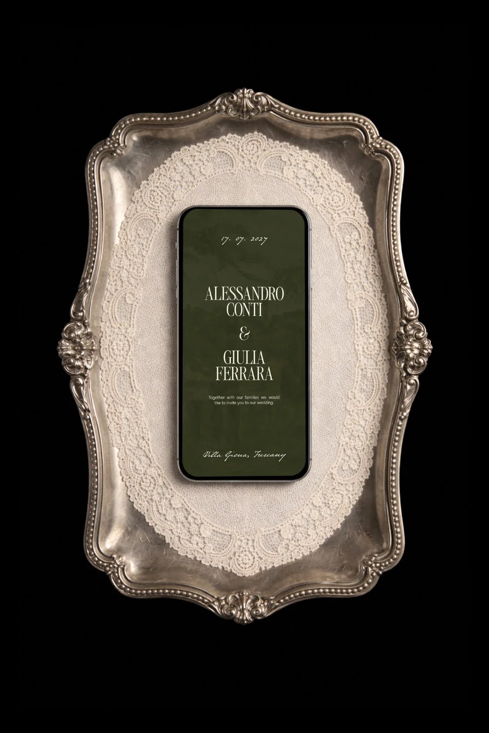 bespoke wedding website price | Avelã White