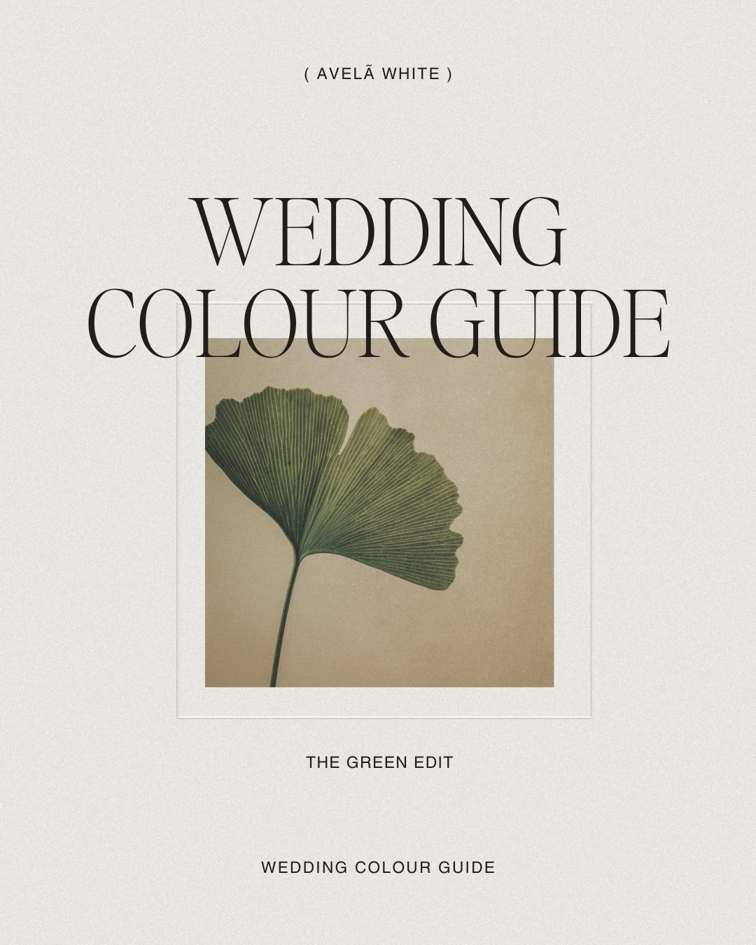 A Timeless Wedding Colour Guide: The Green Edit