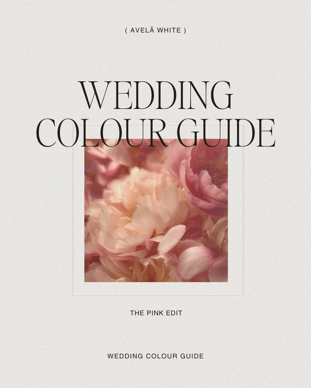 The Pink Edit: A Romantic &amp; Expressive Wedding Colour Guide