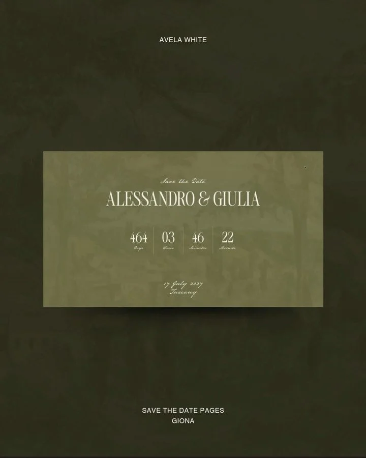 Save the Date Pages &mdash; Now Available Across All Collections

We&rsquo;ve introduced save the date pages across all of our collections.

A simple, considered way to share your wedding early on, while already setting the tone of the celebration. E