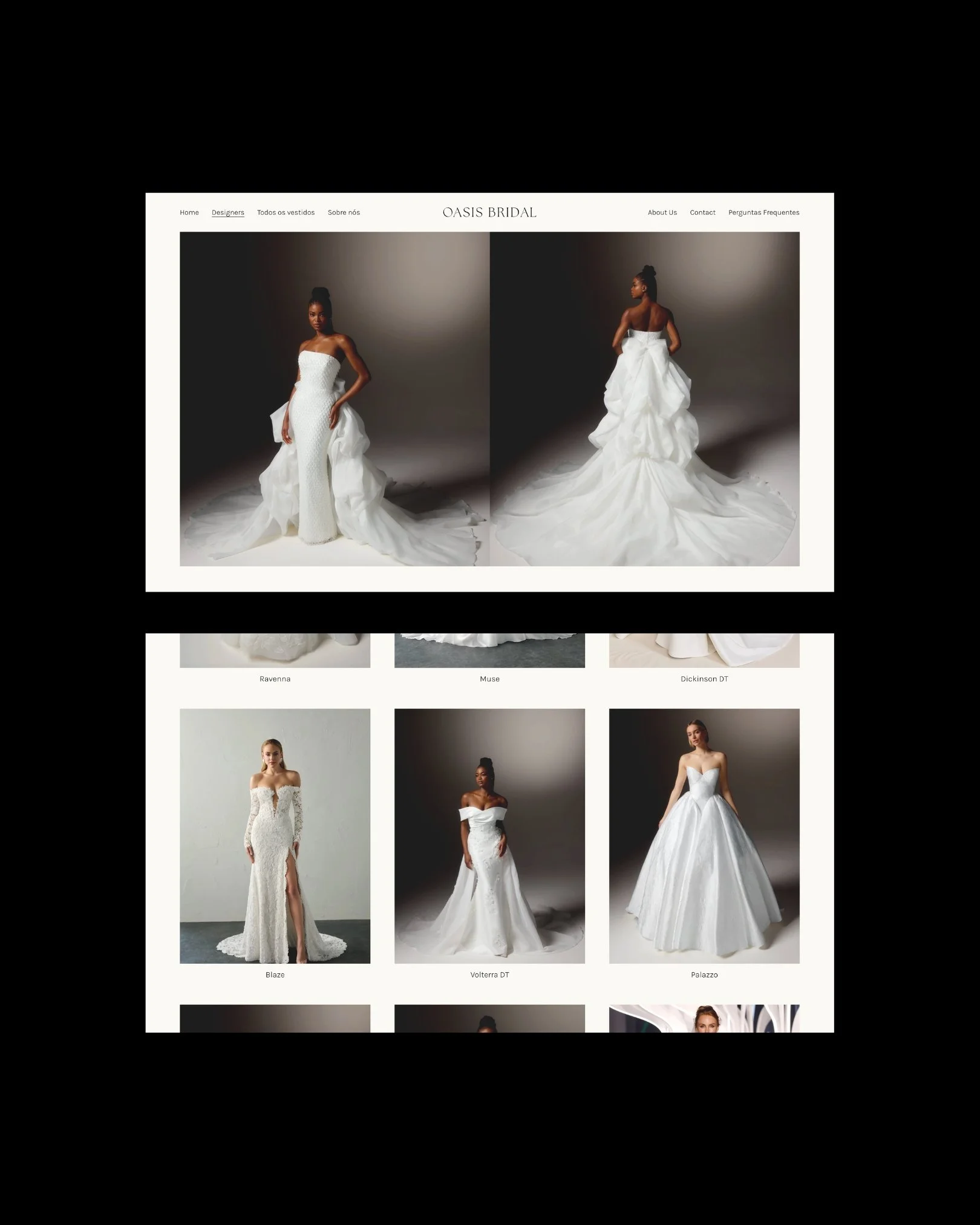 Wedding dress collection website layout .jpg