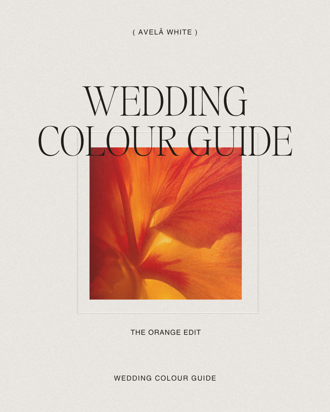 The Orange Edit: A Warm &amp; Sun-Soaked Wedding Colour Guide