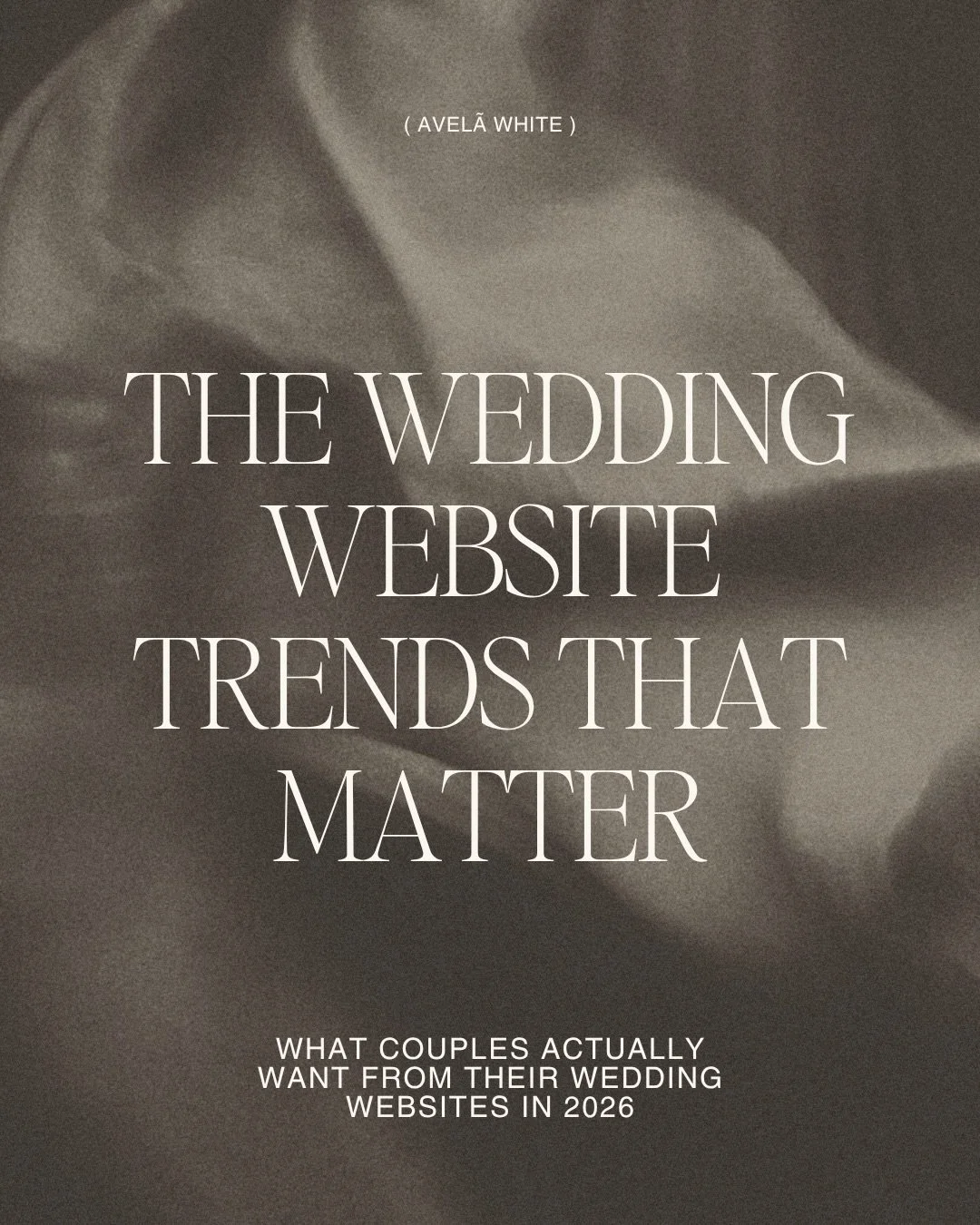 Wedding websites have changed.

Looking through our recent enquiries, couples are rarely asking us for simply &ldquo;a beautiful website&rdquo;.

They&rsquo;re asking how to manage several days of events. How to show different information to differen