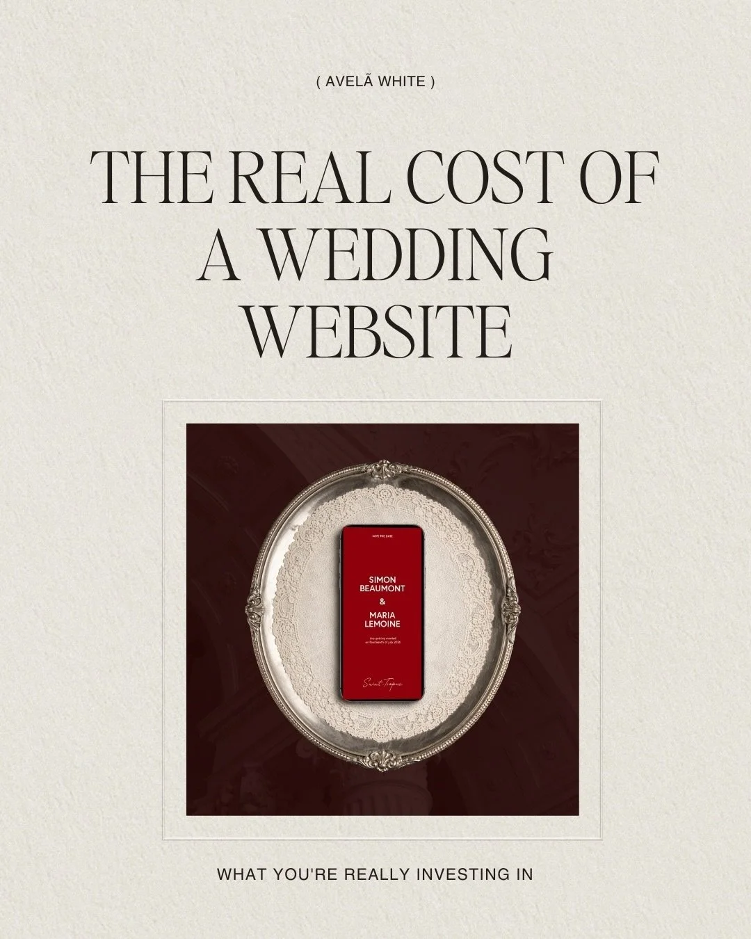 One of the questions we receive most often is:
&ldquo;How much does a wedding website actually cost?&rdquo;

The short answer? Anywhere from free to well over $10k.

The better answer is that you&rsquo;re not simply paying for a website. You&rsquo;re