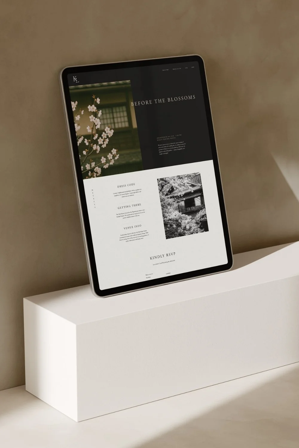 Wedding Website Ideas – Day-Of Reminder Page | Avelã White