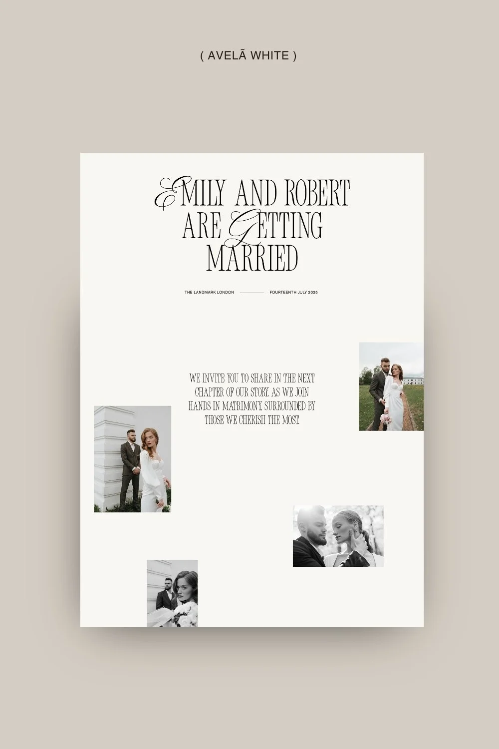 What to Include on a Wedding Website – Gallery Page | Avelã White