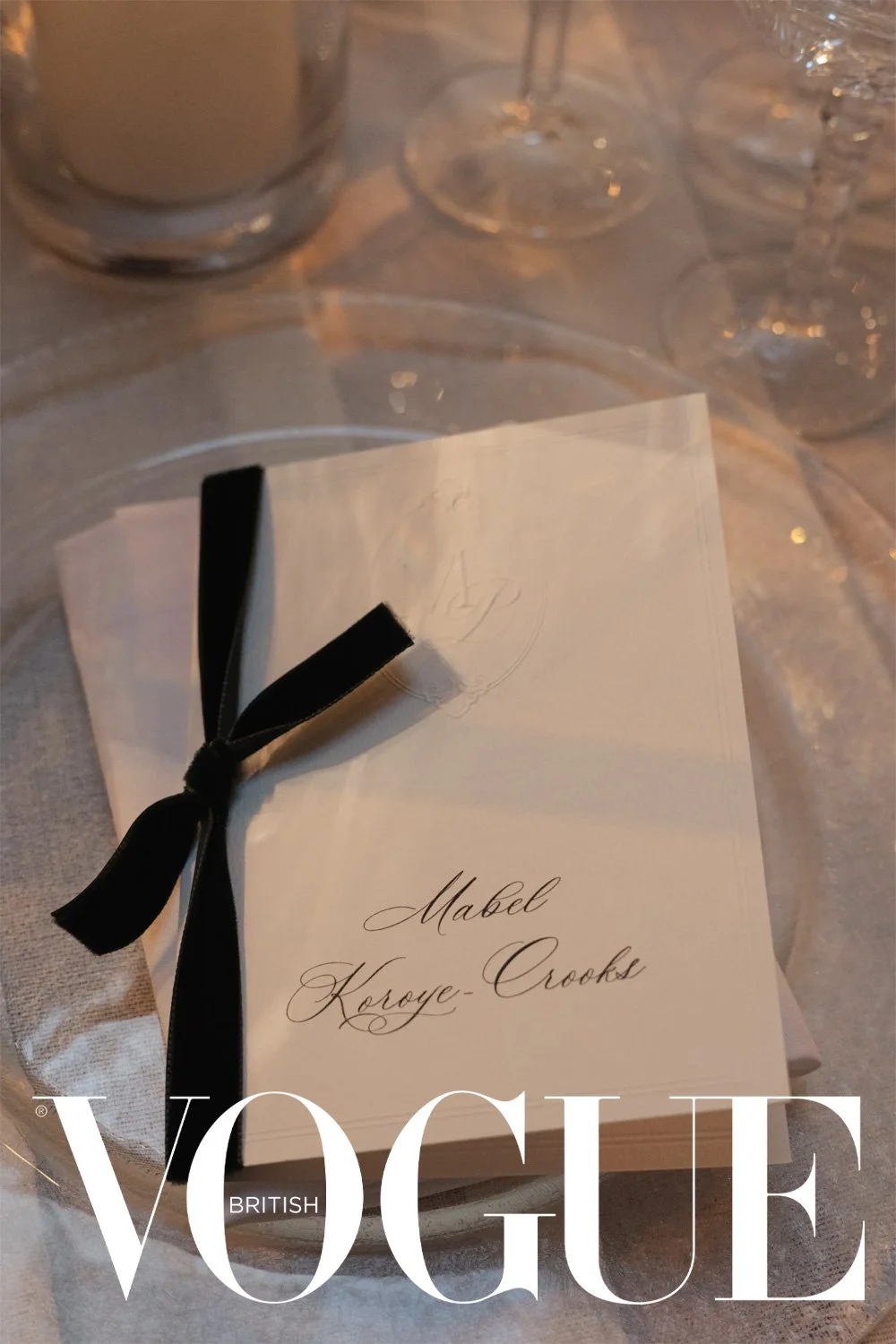 Mabel Wore Vintage Dolce And Custom Feben To Marry Preye Crooks At The V&A