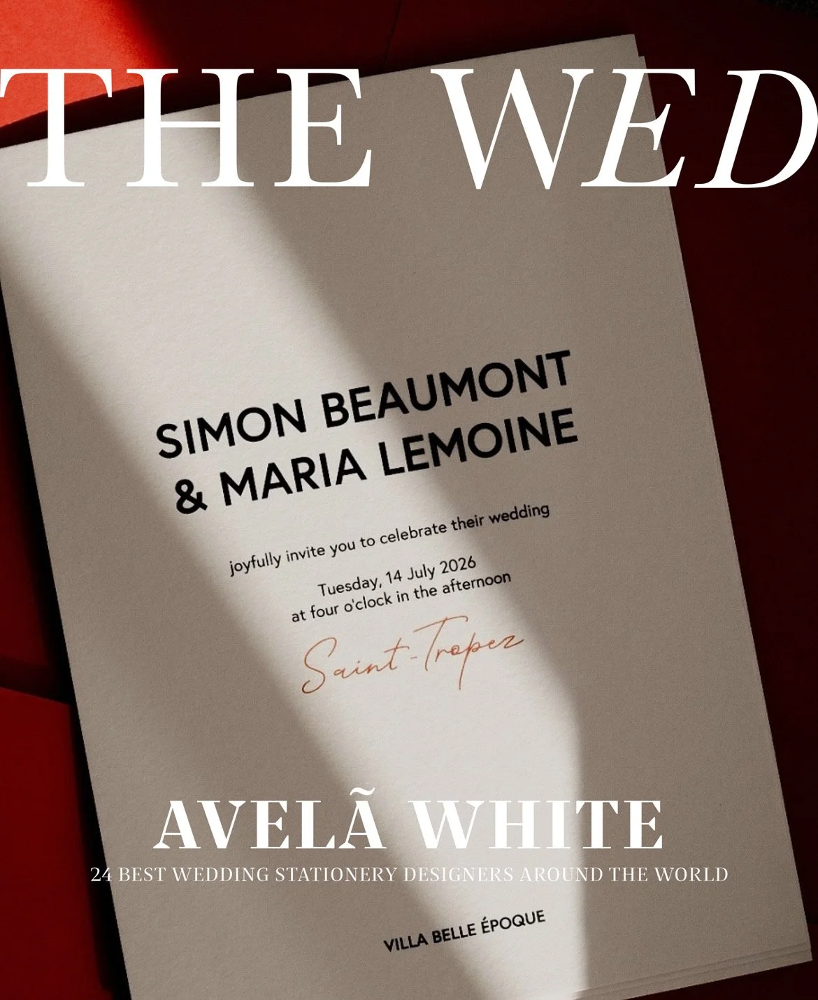 24 Best Wedding Stationery Designers Around the World