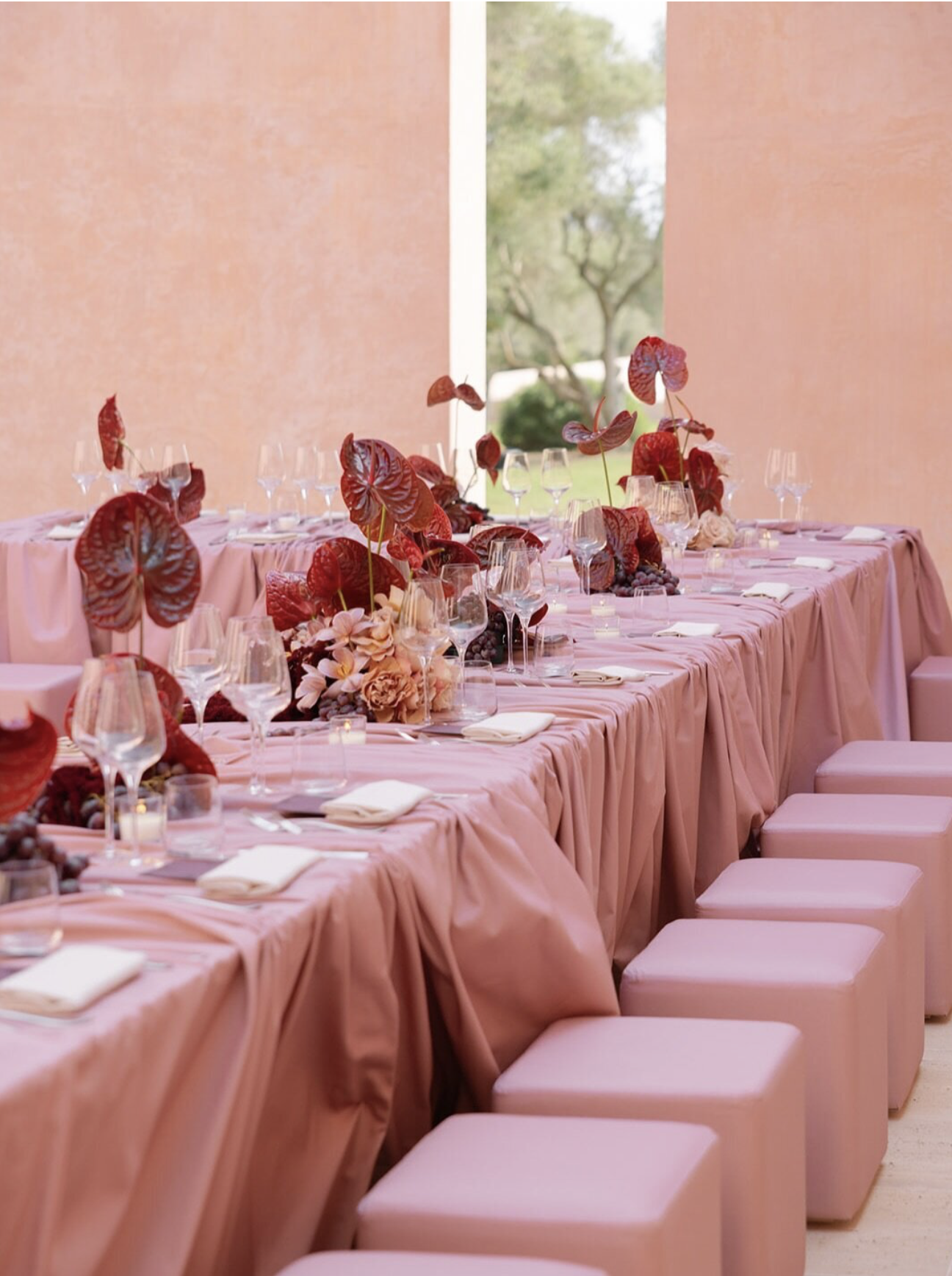 A pink wedding palette | Avelã White