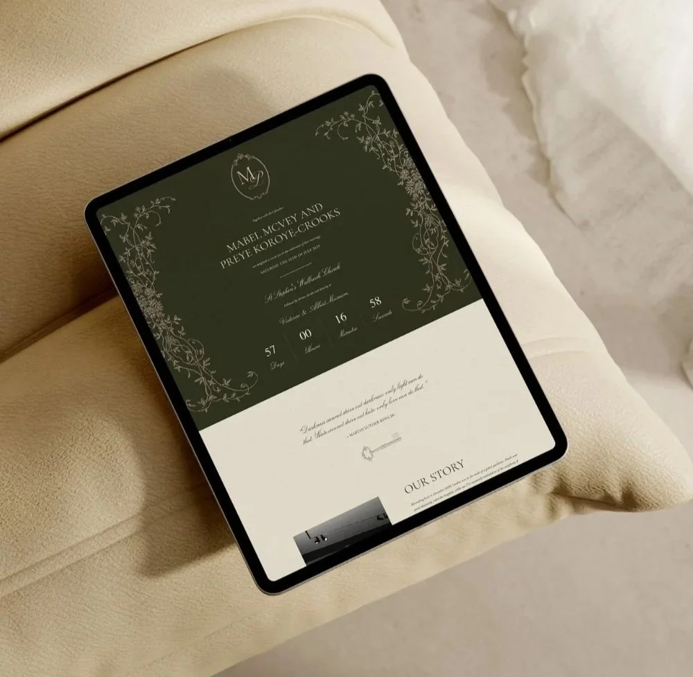 Destination Wedding Website Pages – Welcome Page | Avelã White.