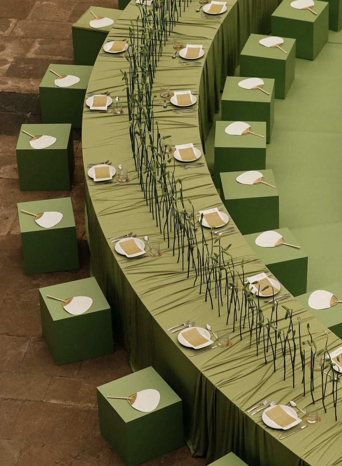 A green wedding palette | Avelã White