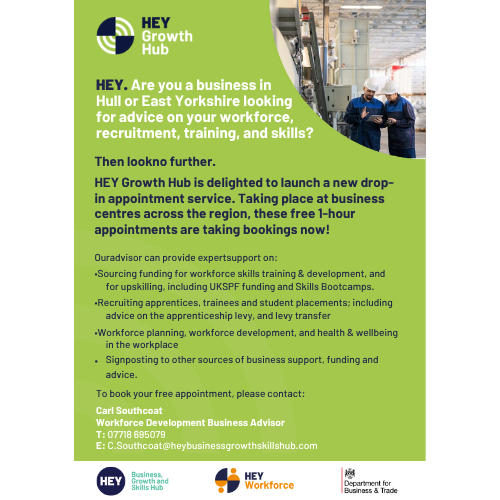 HEY Growth Hub Drop-In Session