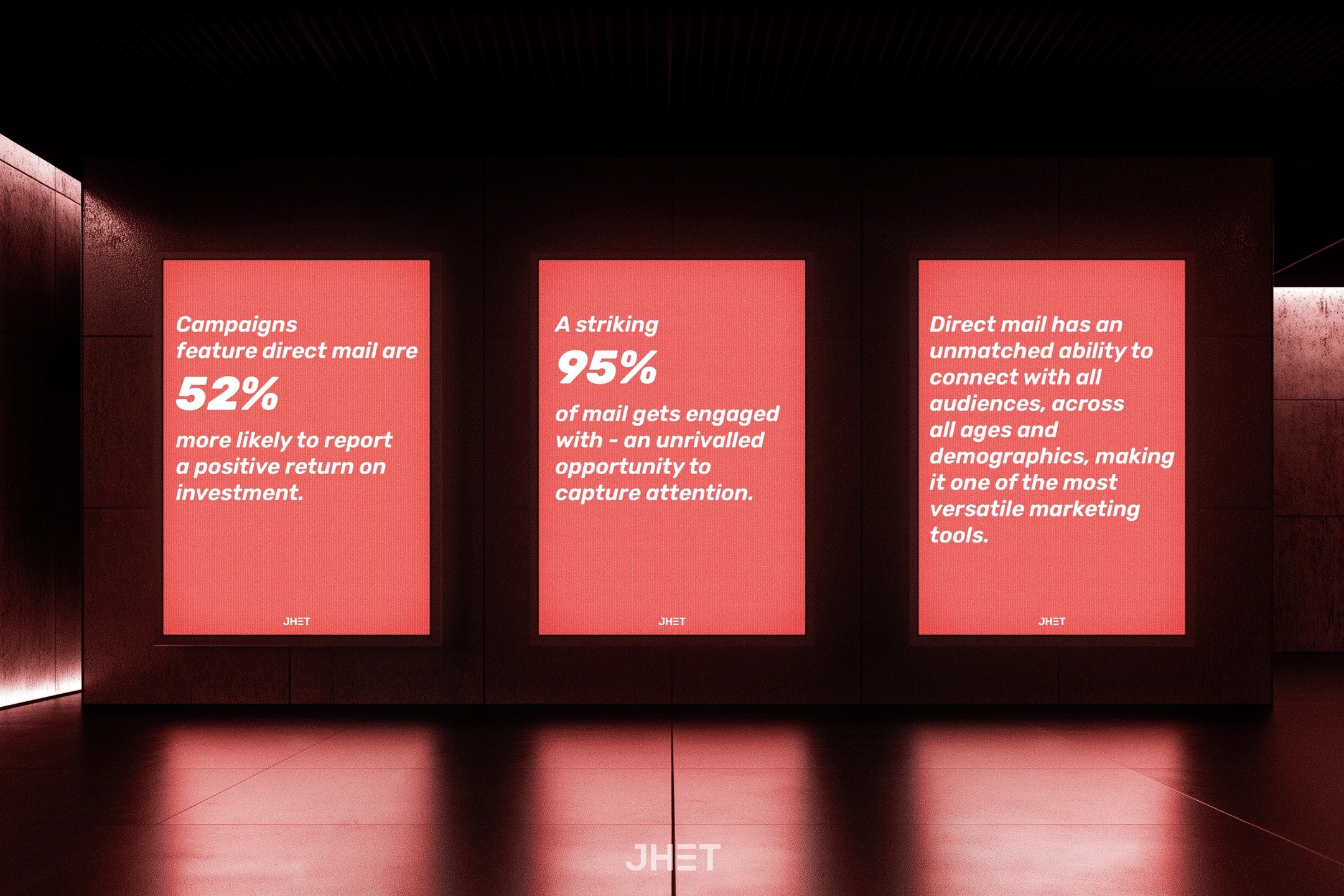 ☑️ Why Direct Mail Works ☑️ 

The Magic of Personalisation ✨ 

With today's printing tech, we can personalise direct mail like never before!

Brands can whip up unique messages, cool visuals, and special offers tailored to each customer. Using data l