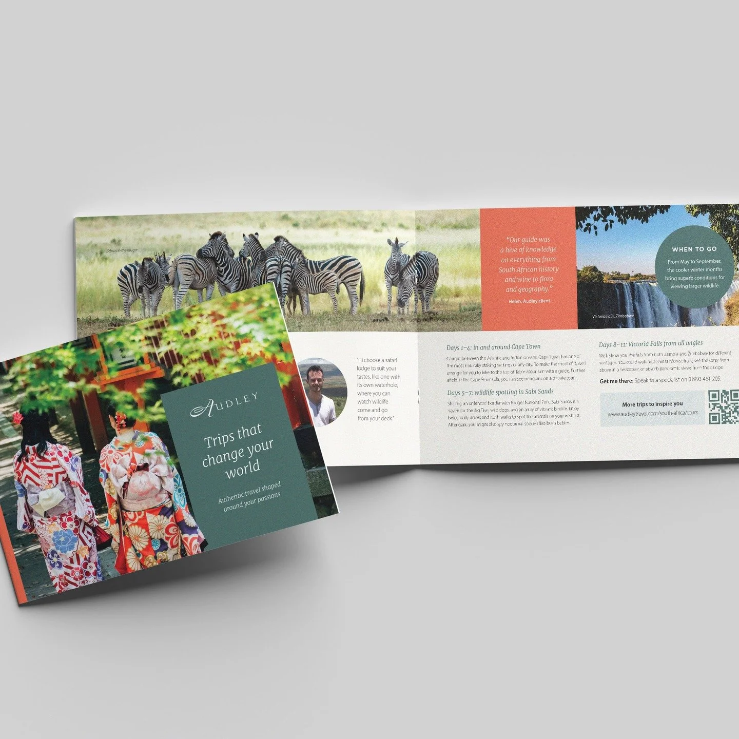 Continuing our work with Audley Travel on their Turn of Year 2026 campaign, testing two different formats 🤝

This time through a landscape format, giving each spread a more cinematic, editorial flow.

Designed to showcase destinations in a way that 