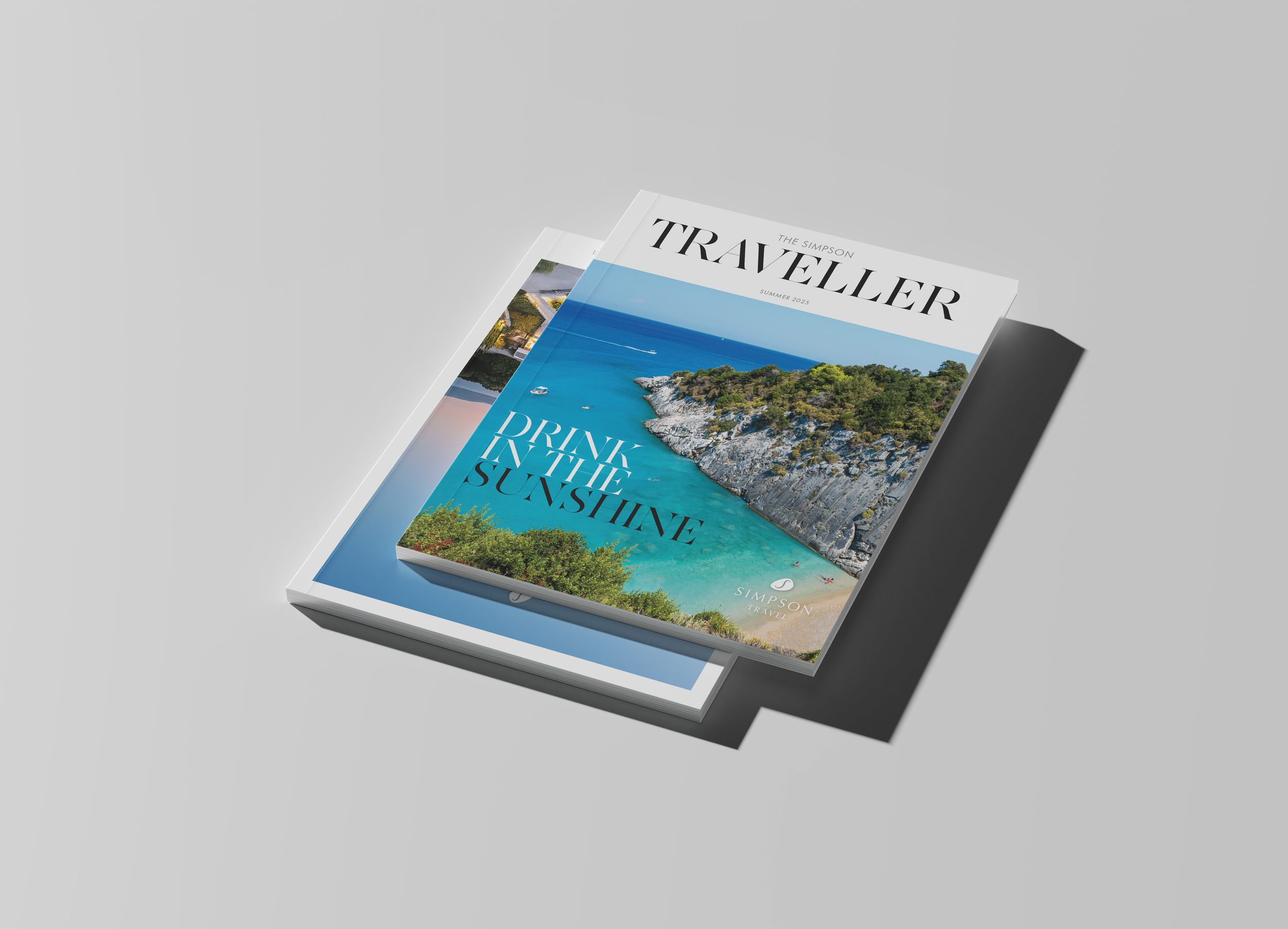 Collection of travel industry flyers made for door drop marketing and direct mail campaigns.