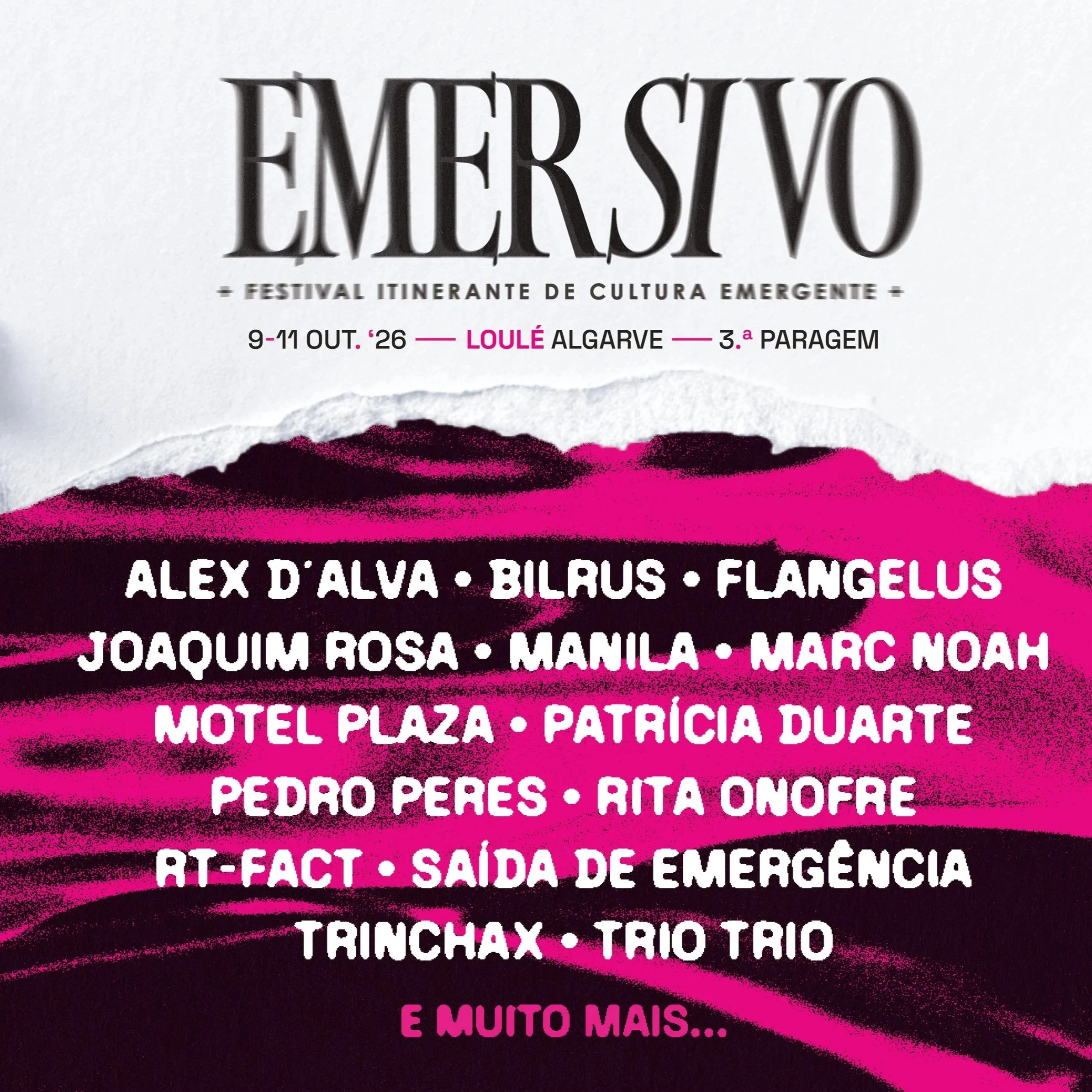 Festival Emersivo chega a Loulé carregado de talento
