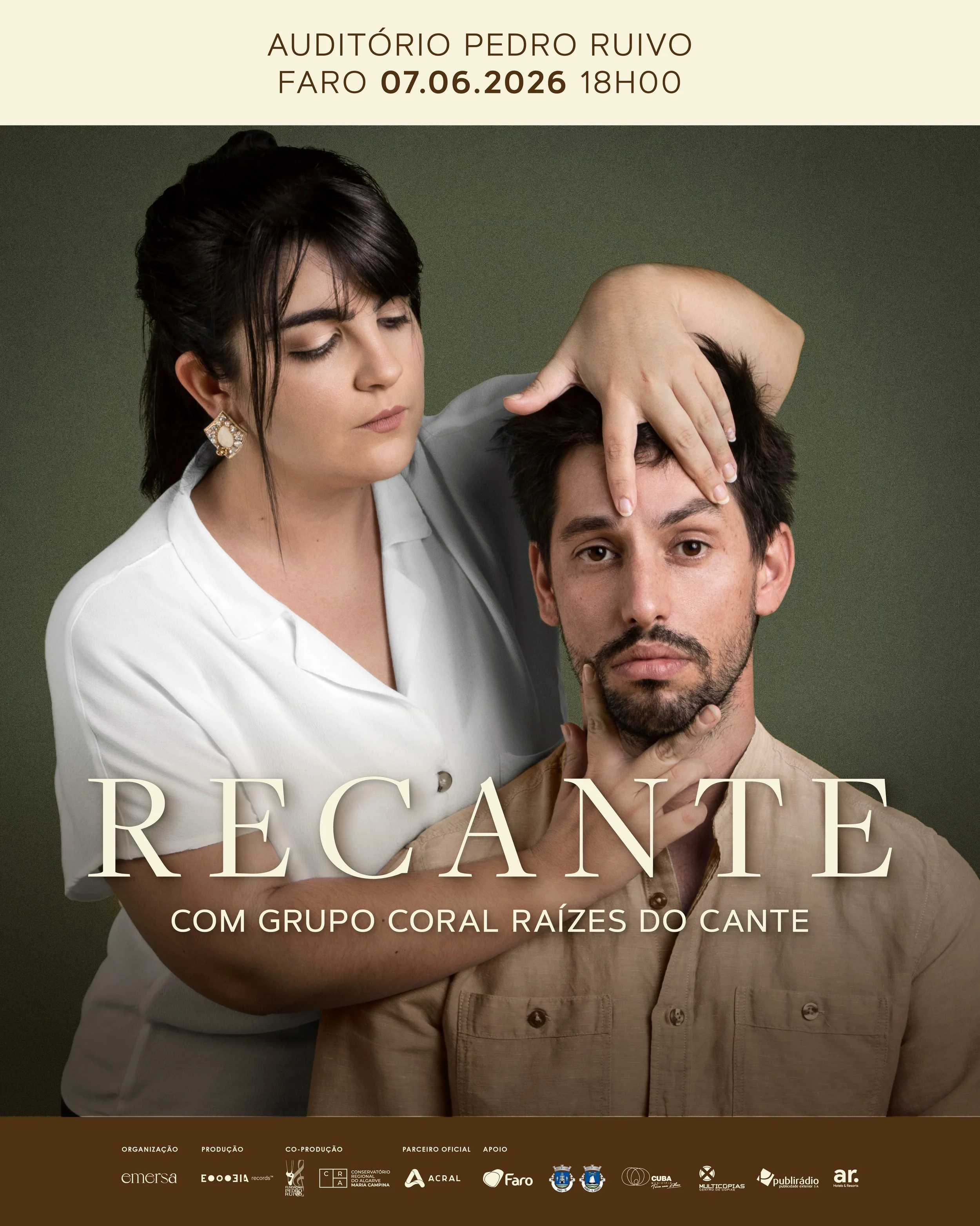 Recante com Raízes do Cante | Auditório Pedro Ruivo | Faro | 07 Jun 2026