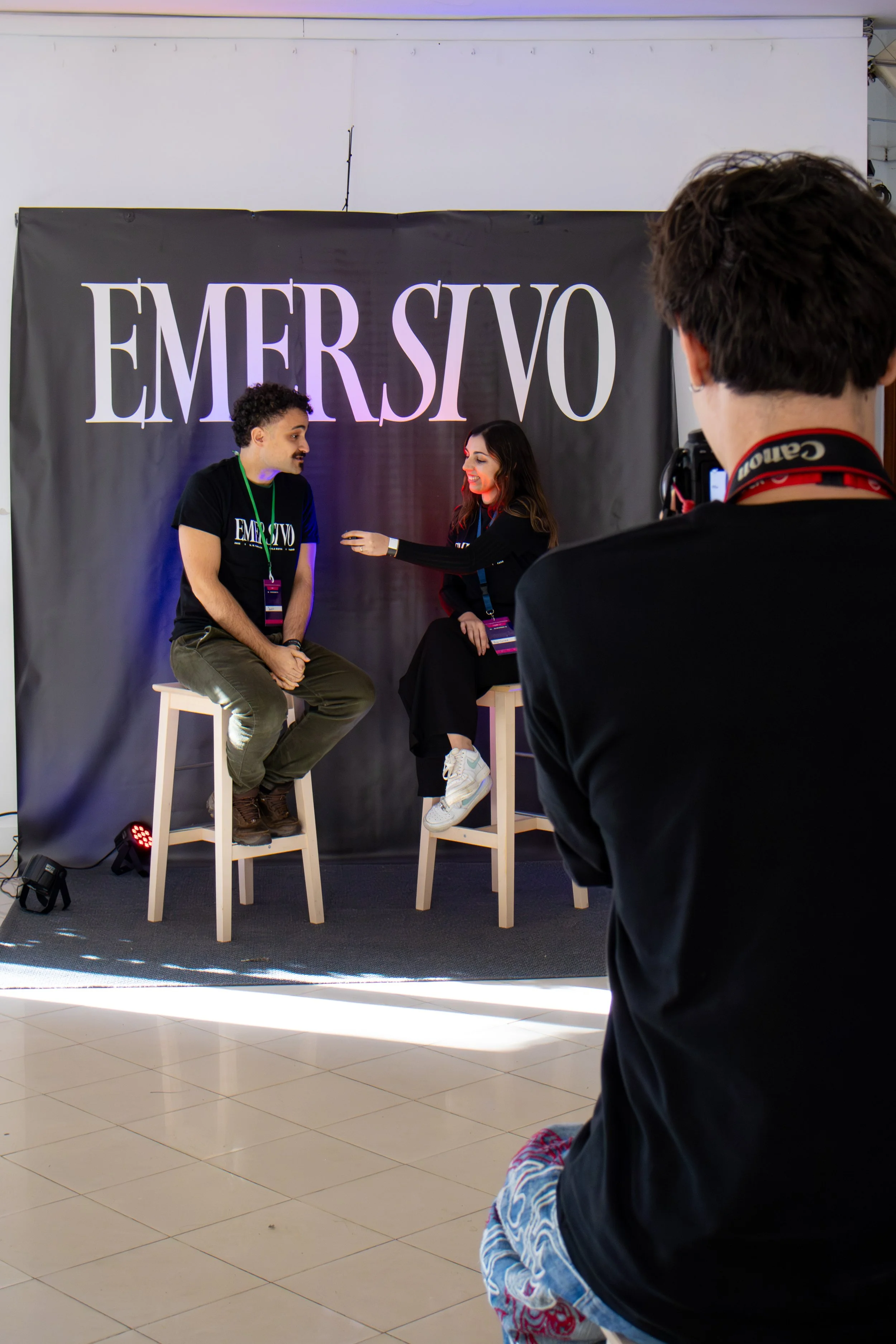Entrevista do artista Jacaréu no Festival Emersivo em Faro em Dezembro de 2025