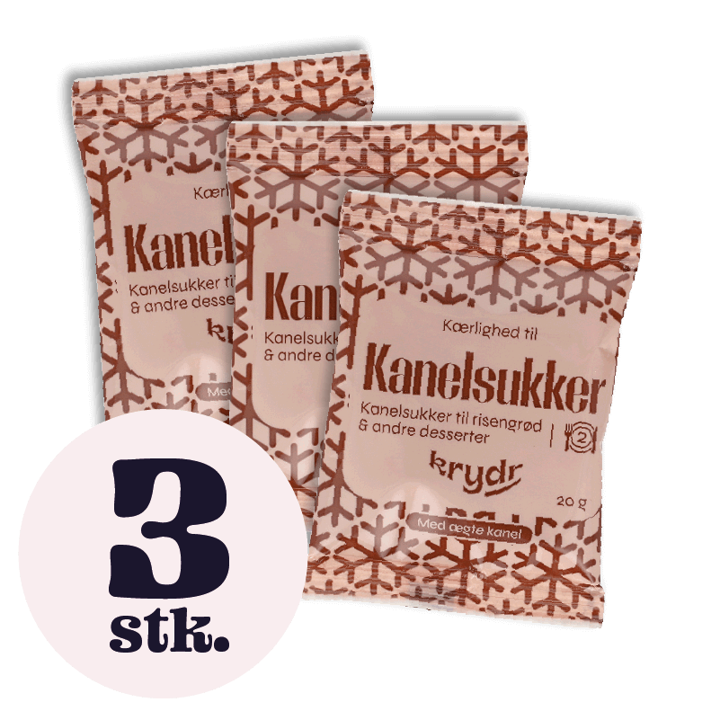 3 x Kærlighed til Kanelsukker