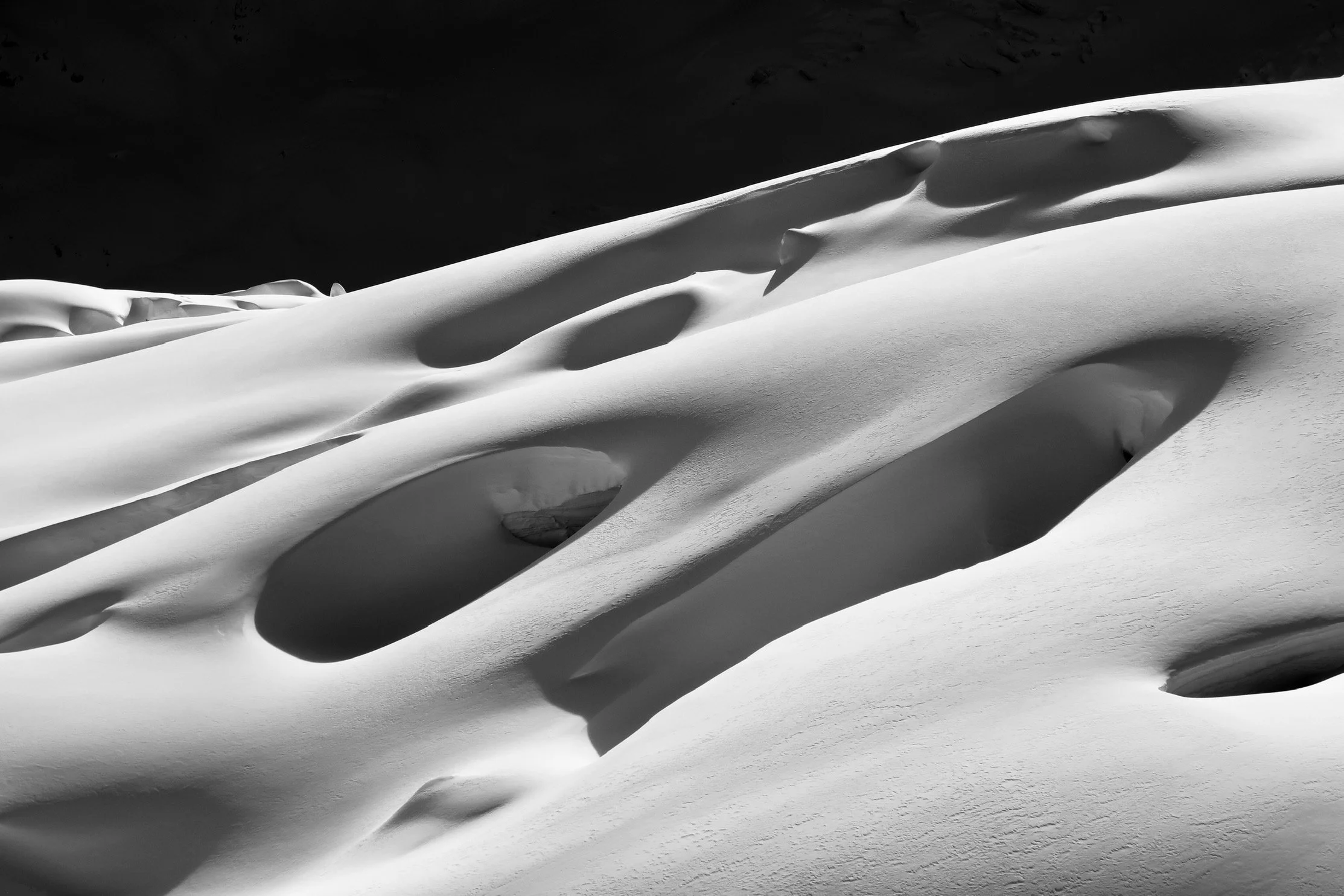 Glacier du Mont Mallet, April '23