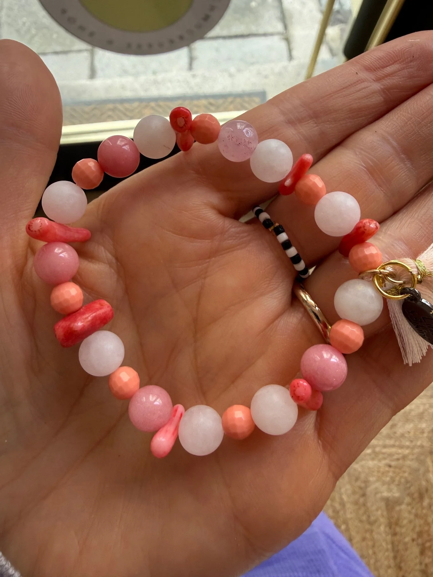 Armband Koralle rosenquarz Jade.jpeg